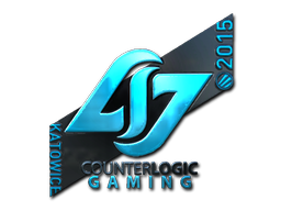 Наклейка | Counter Logic Gaming (металлическая) | Катовице 2015