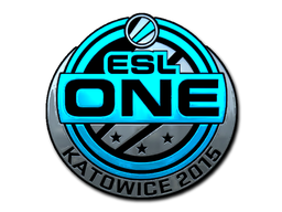 Наклейка | ESL One (металлическая) | Катовице 2015