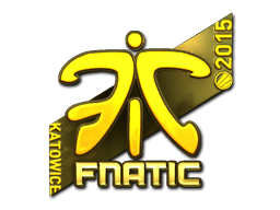 Наклейка | Fnatic (золотая) | Катовице 2015