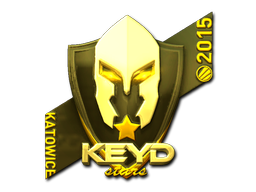 Наклейка | Keyd Stars (золотая) | Катовице 2015