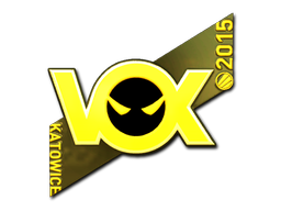 Наклейка | Vox Eminor (золотая) | Катовице 2015