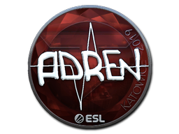 Наклейка | AdreN (металлическая) | Катовице 2019