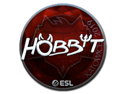 Наклейка | Hobbit (металлическая) | Катовице 2019