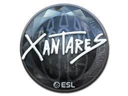Наклейка | XANTARES (металлическая) | Катовице 2019
