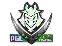 Наклейка | G2 Esports (голографическая) | Краков 2017
