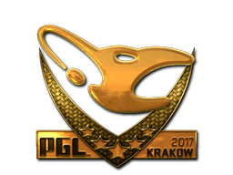 Наклейка | mousesports (золотая) | Краков 2017