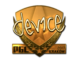 印花 | device（金色）| 2017年克拉科夫锦标赛