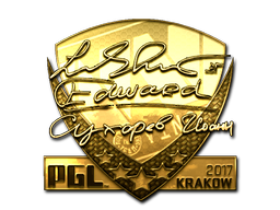 Sticker | Edward (Gold) | Krakow 2017
