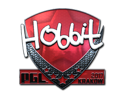 Наклейка | Hobbit (металлическая) | Краков 2017