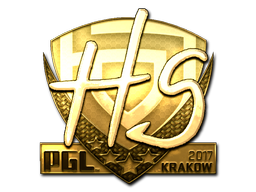 Наклейка | HS (золотая) | Краков 2017