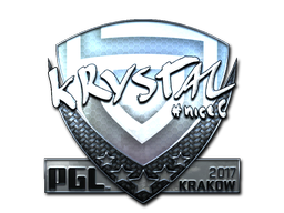 Наклейка | kRYSTAL (металлическая) | Краков 2017
