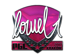 Наклейка | loWel (металлическая) | Краков 2017