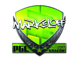 Наклейка | markeloff (металлическая) | Краков 2017