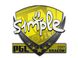 Наклейка | s1mple | Краков 2017