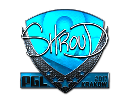Наклейка | shroud (металлическая) | Краков 2017