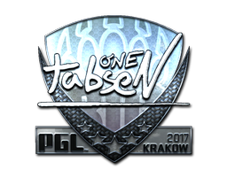 Наклейка | tabseN (металлическая) | Краков 2017