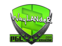 Наклейка | wayLander | Краков 2017