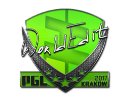 Наклейка | WorldEdit | Краков 2017