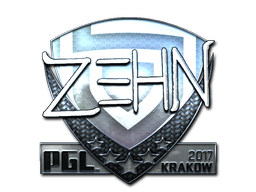 Наклейка | zehN (металлическая) | Краков 2017