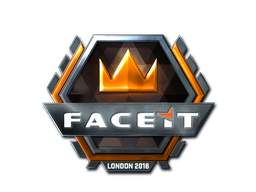 Наклейка | FACEIT (металлическая) | Лондон 2018