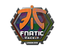 Наклейка | Fnatic (голографическая) | Лондон 2018