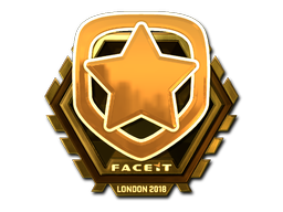 Наклейка | Gambit Esports (золотая) | Лондон 2018