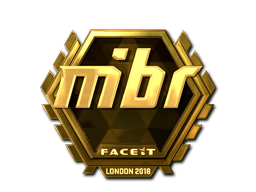 Наклейка | MIBR (золотая) | Лондон 2018