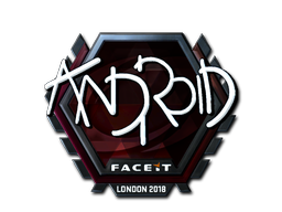 Наклейка | ANDROID (металлическая) | Лондон 2018