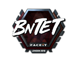 Наклейка | BnTeT (металлическая) | Лондон 2018