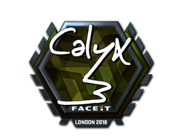 Наклейка | Calyx (металлическая) | Лондон 2018