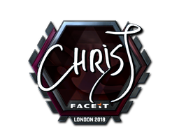 Наклейка | chrisJ (металлическая) | Лондон 2018