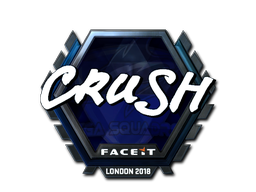 Наклейка | crush (металлическая) | Лондон 2018