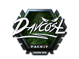 Наклейка | DavCost (металлическая) | Лондон 2018