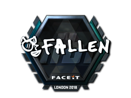 Наклейка | FalleN (металлическая) | Лондон 2018