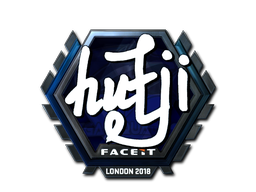 Наклейка | hutji (металлическая) | Лондон 2018