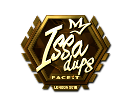 Наклейка | ISSAA (золотая) | Лондон 2018