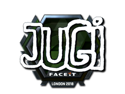 Наклейка | JUGi (металлическая) | Лондон 2018
