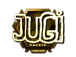 Наклейка | JUGi (золотая) | Лондон 2018