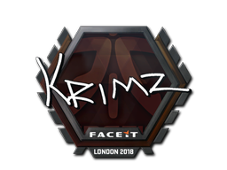 Наклейка | KRIMZ | Лондон 2018