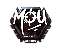 Наклейка | mou (металлическая) | Лондон 2018