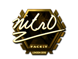 印花 | nitr0（金色）| 2018年伦敦锦标赛