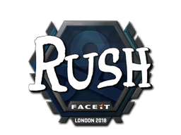 Наклейка | RUSH | Лондон 2018