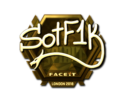 印花 | S0tF1k（金色）| 2018年伦敦锦标赛