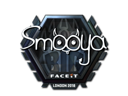 Наклейка | smooya (металлическая) | Лондон 2018