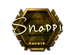 Наклейка | Snappi (золотая) | Лондон 2018