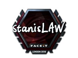 Наклейка | stanislaw (металлическая) | Лондон 2018