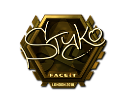 印花 | STYKO（金色）| 2018年伦敦锦标赛