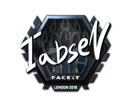 Наклейка | tabseN (металлическая) | Лондон 2018