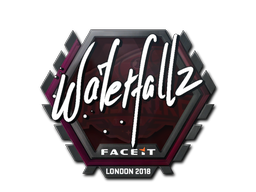 Наклейка | waterfaLLZ | Лондон 2018