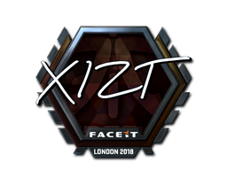Наклейка | Xizt (металлическая) | Лондон 2018